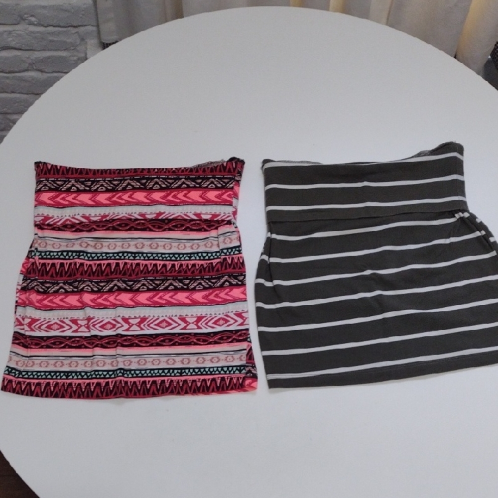 SET Bundle Of TWO Vintage Charlotte Russe Mini Skirts Size XS